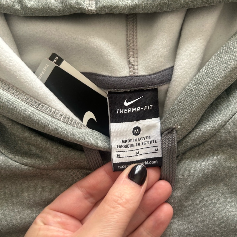 Chicago Cubs Nike Therma-Fit Gray Hoodie - Picture 3 of 5